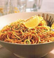 Italian Spaghetti with Breadcrumbs Garlic and Anchovies Dinner