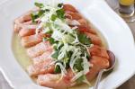 American Poached Salmon With Garlic Recipe Appetizer