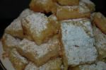 American Lovely Lemon Bar Cookies Dessert