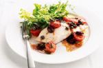 American Baked Fish With Tomatoes Olives And Capers Recipe Appetizer