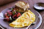 Canadian Twocheese Omelette With Tomato Salad Recipe Appetizer