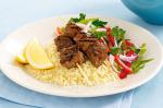 Moroccan Moroccan Lamb Skewers With Herb Salad Recipe Appetizer
