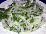 American Lime Marinated Onion Salad Appetizer