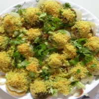 Indian Sev Puri Dinner