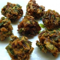 Indian Spinach Pakora Appetizer