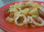 Spanish Potato and Baby Squid Stew Dinner