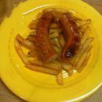 American Fried Potatoes and Andouille Sausage Appetizer