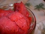 Italian Nono Fourchettes Strawberry Sorbet Dessert