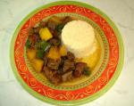 Spanish Spiced Beef Tajine With Pumpkin and Green Peppers Appetizer