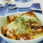 Swiss Crepes with Seafood Appetizer