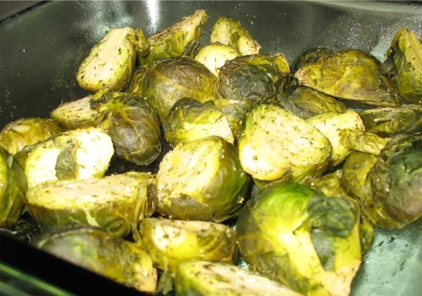 American Braised Brussels Sprouts With Vinegar and Dill 3 Dinner