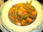 American Lowfat Burgundy Beef  Vegetable Stew Appetizer