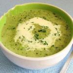 Spanish Cold Soup of Courgettes and Mint Appetizer