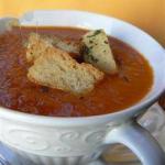 Spanish Cold Soup of Tomato and Rosemary Appetizer