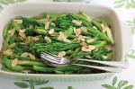 British Greens With Almonds And Lemon Recipe Appetizer