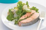 British Salmon With Coriander Lime Pistou Recipe Appetizer