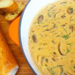 Hungarian Hungarian Mushroom Soup from the Moosewood Cookbook Appetizer