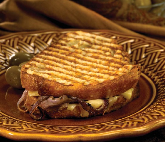 Canadian Beef and Onion Panini Appetizer