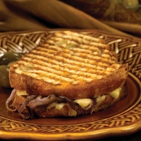 Canadian Beef and Onion Panini Appetizer