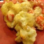 American Baked Cauliflower with Cheese Appetizer