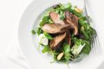 Canadian Peppered Lamb Fillets On Winter Salad Recipe Dinner