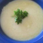 British Cauliflower Cream Soup with Turmeric Appetizer