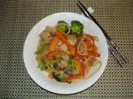 British Water Chestnut and Tofu Stir Fry Dinner