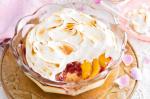 British Peach And Raspberry Queen Of Puddings Recipe Dessert
