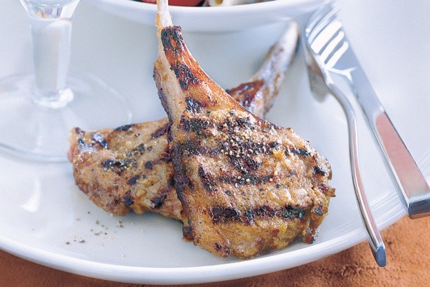 American Spicecrusted Lamb Cutlets Recipe BBQ Grill