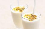 American Passionfruit Banana and Vanilla Yoghurt Smoothies Recipe Dessert