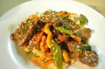Korean Vegetablebeef Stir Fry recipe