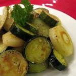 American Parsnip and Grilled Zucchini in the Oven Appetizer