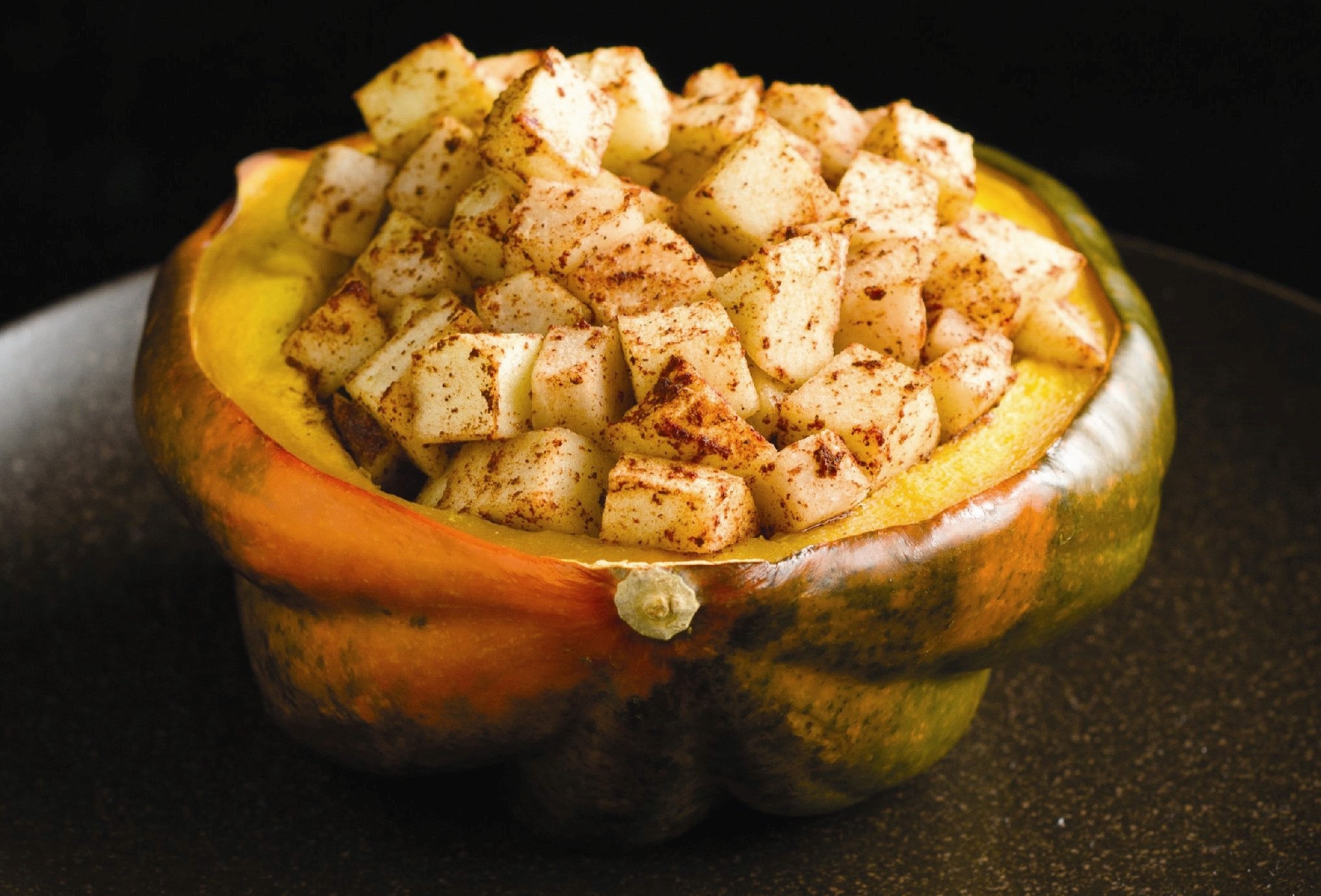 American Baked and Loaded Acorn Squash Recipe Dessert