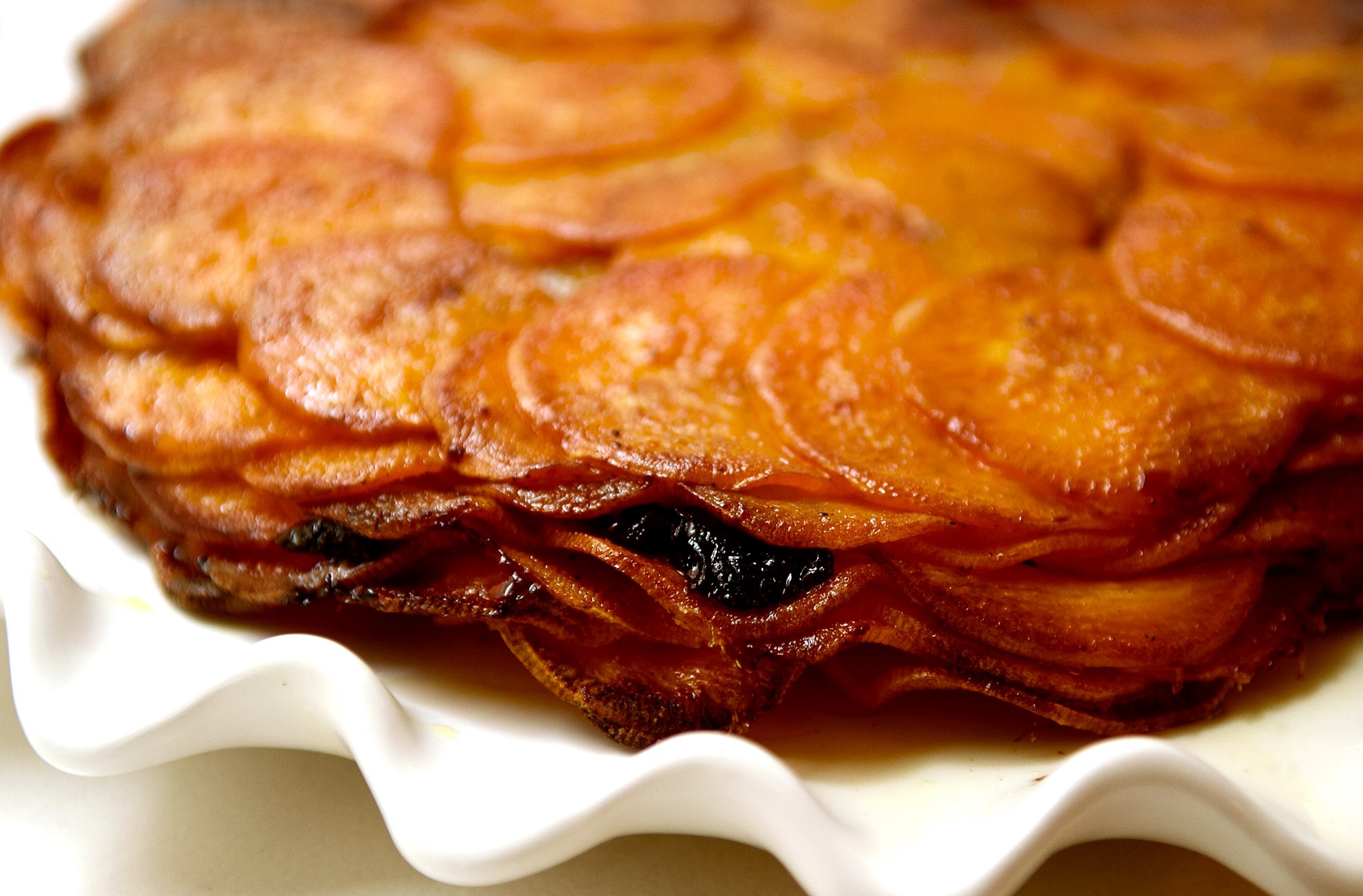 American Sweet Potatoes Anna With Prunes Recipe Appetizer