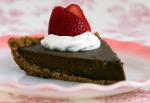 American Oldfashioned Chocolate Pudding Pie Recipe Dessert