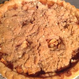 American Apple Cinnamon Streusel Pie Dessert