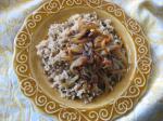 American Palestinian Lentils and Rice With Crispy Onions Dinner