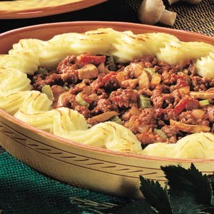 Canadian Tomato Beef Shepherds Pie Appetizer