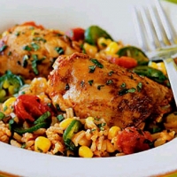 Mexican Chicken with Rice Dinner