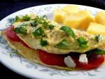 Italian Light Italian Feta Omelet Appetizer