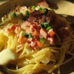 American Pasta with Salmon with Mayonnaise House Appetizer