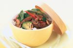 American Char Siu Veal And Vegie Stirfry Recipe Dinner