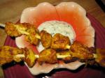 American Bombay Spiced Chicken Skewers Dinner