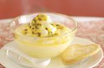 American Passionfruit and White Chocolate Mousse With Shortbread Hearts Recipe Dessert
