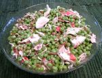 American Crab  Pea Salad Appetizer