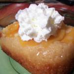 Indian Peach Upsidedown Cake 1 Dessert