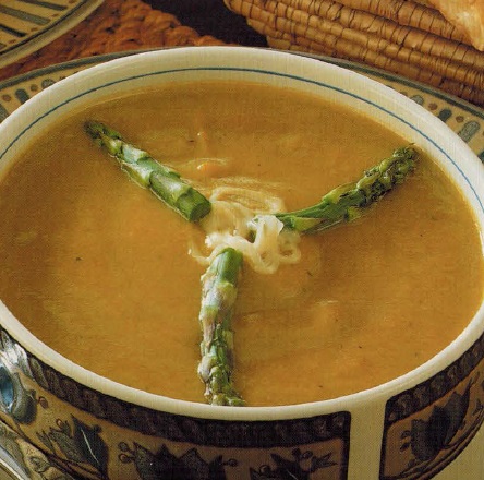 British Asparagus Chowder Soup