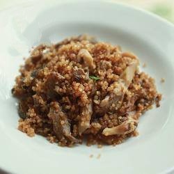 American Groats Bulgur with Boczniakami Appetizer