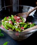 American Sugar Snap Pea Salad With Radishes Mint and Ricotta Salata Recipe Appetizer