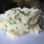 Irish Irish Mashed Potatoes with Onions of Green Onion Dinner